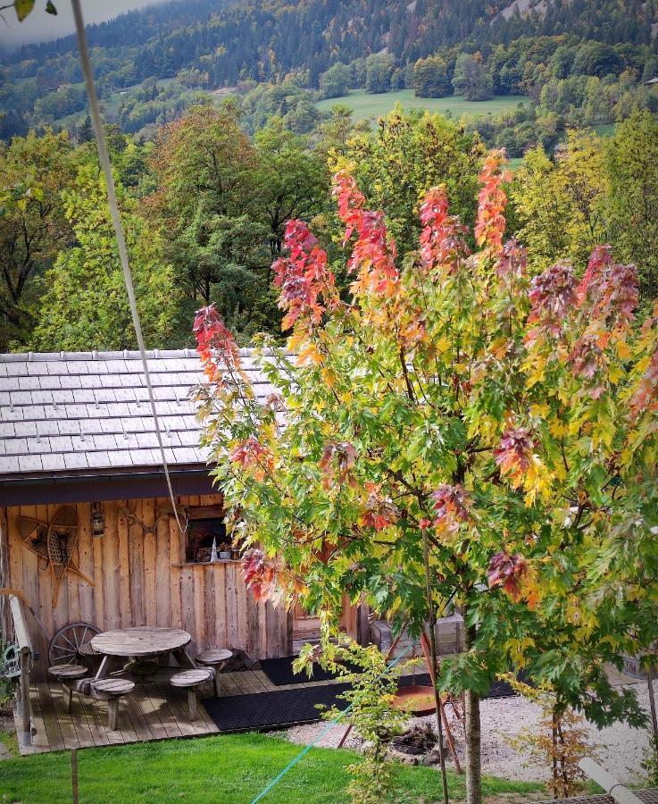 Chalet Trappeur Bed & Breakfast Le Biot Exterior photo